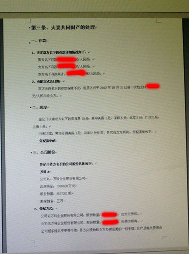 王石妻子声明图片